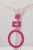 3er Set Halskette Pink: 65 cm